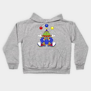 Clown Frog Kids Hoodie